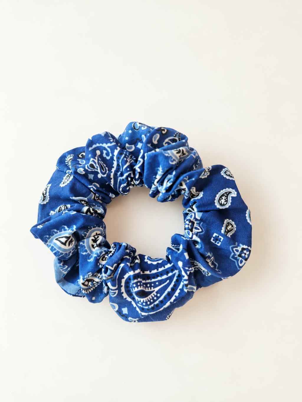 Chouchou Bandana Bleu Atelier Jozou