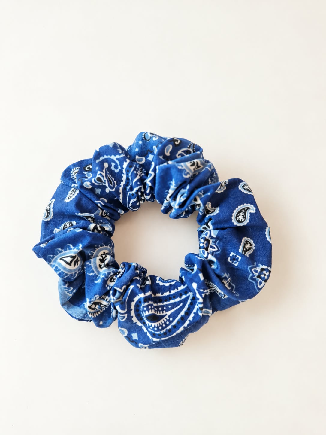 Chouchou Bandana Bleu Atelier Jozou
