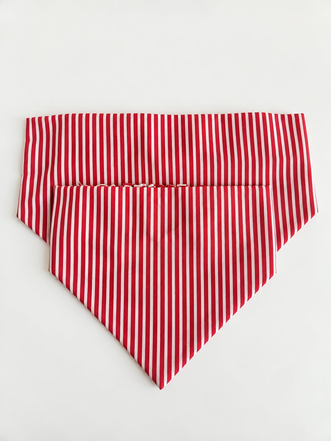 Bandana Rayures Rouge Atelier Jozou