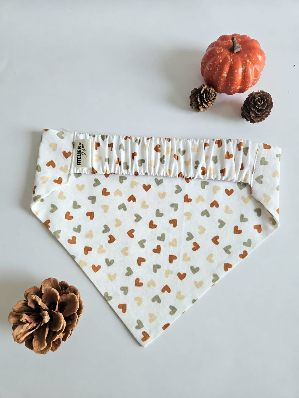 Bandana Cœurs d'automne Atelier Jozou