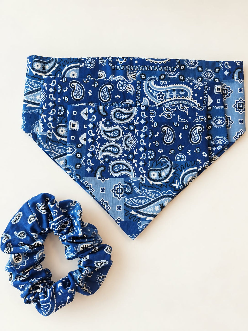 Matchy chouchou Bandana bleu Atelier Jozou