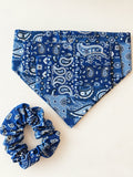 Matchy chouchou Bandana bleu Atelier Jozou