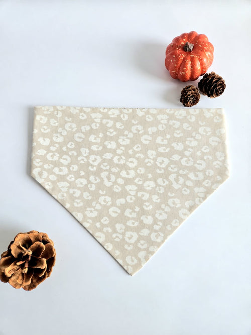 Bandana Léopard d'Automne Atelier Jozou